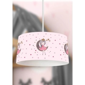 Resim Zethome Genç Çocuk Odası Ay Kız Pudra Çocuk Sarkıt Avize 