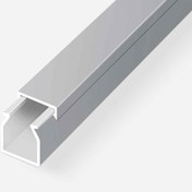 Resim Mutlusan Kablo Kanalı 2 Metalik Gri 16X16 mm 