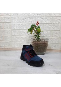 Resim Black Sea 542 Mavi-kırmızı Kürklü Fermuarlı Cırtlı Erkek Çocuk Bot 001 