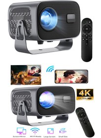 Resim iHome Taşınabilir Sinema Dizi Film Projeksiyon WiFi & BT 1080P/2K/4K Ev Sineması Dahili Android 11 