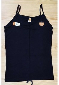 Resim Ilke Kadın Likralı Flamlı Ince Askılı Atlet 227 - 6 Adet 