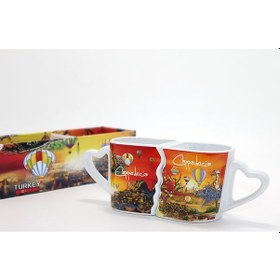 Resim Larimar 2'li Yöresel Kupa Bardak Model 4 - 9060886816639lmr 