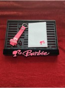 Resim ATTA PAZARLAMA BARBIE PLAKALIK, BARBIE beyaz ruhsatlık ve BARBIE anahtarlık 