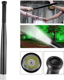 Resim Lemestar Alüminyum Allyumlu Led Feneri, Beyzbol Sopası Deseni, 39cm, 200-500m Mesafe, Ipx-6 Su Geçirmez, Acil Durum, Kamp, Devriye Kullanıma Uygun Pil Yok Diğer 