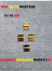 Resim Dekoratif Mini Tavla ve Kutu Menteşe Sarı Renk 4 Adet 10x10m 