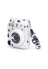 Resim Fujifilm Instax Mini 12 Fotoğraf Makinesi + 20'li Film + Kıskaçlı Stand + Pvc Albüm + Simli Pleksi Kılıf Seti Beyaz 