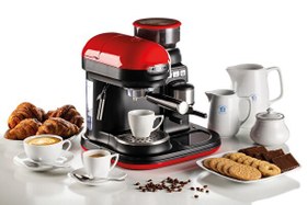 Resim Ariete Moderna Espresso Kahve Makinesi Kırmızı 