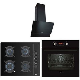 Resim Teka Hak 629 Bk - GBC 64002 KBC - TVT 60.1 Ankastre Set Siyah 