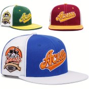 Resim ACUSA Sports İşlemeli Snapback Şapka, Unisex Şık Güneş Şapkası, Hip Hop Düz Siperlik, Akrilik Örgü Kumaş, Sadece Elde Yıkama, Film Temalı Tüm Sezon Hafif, Esnek Olmayan, Alfabe Baskılı Tasarım 
