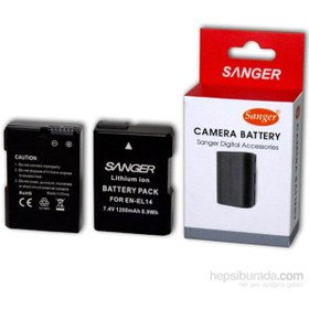 Resim Nikon En-El14 Enel14 Sanger Batarya Pil 