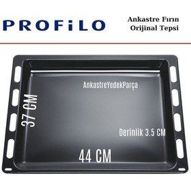 Resim Profilo Uyumlu Ankastre Fırın Emaye Tepsi 44X37 - 422843464 