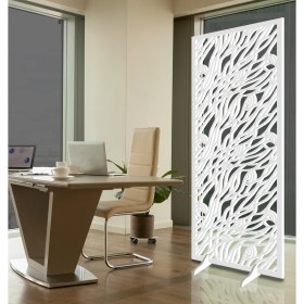 Resim Liar Ahşap Seperatör (Paravan) - KSP-97 - (18 mm) - (100 cm x 210 cm) - (Beyaz) 