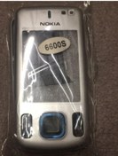 Resim Blackdemss Nokia 6600s Sıfır Komple Kapak Ve Tuş Takımları - Gümüş Gri Renk 