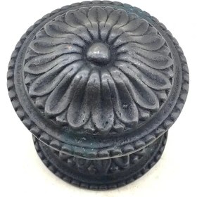 Resim Antika Tarz Dekoratif Pirinç Papatya Kapı Babası - 73MM, Oksit - Lisinya 