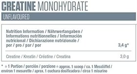Resim Dymatize Creatine Monohydrate Unflavoured Powder 500g - 100% Creapure Creatine 
