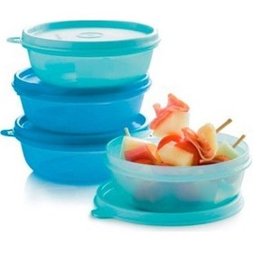 Resim Tupperware Şeker Kaplar Saklama Kabı 4'Lü Çok Renkli 