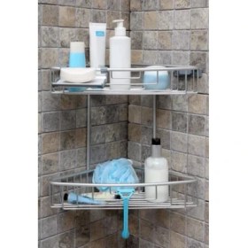 Resim Primanova Paloma Alüminyum Banyo Rafı 2'li 
