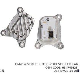 Resim Nıken 064bw283401 - Bmw 4 Serı F32 2016-2019 Sol Led Modül 63117 