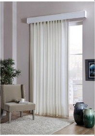 Resim Taç Saten Güneşlik Perde-En:310 Cm (Pencere Yatay Ölçüsü) 