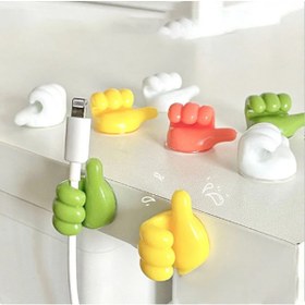 Resim midline Kablo Tutucu Başparmak Duvar Kablo Yönetimi Organizatör Yapışma Model Mavi 4 adt midline 