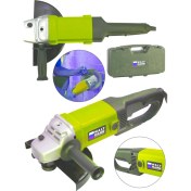 Resim Germany Ekstra Güçlü Metal Şanzıman 2800 W 230 mm Büyük Sipiral Taşlama Sarı 