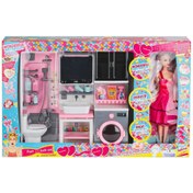 Resim Nessiworld OYD-02393 Bebek ile Banyo Seti Oyun Zamanı -Oydaş Oyuncak 