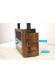 Resim SFL Product Eskitme Nostaljik Ahşap Tasarımlı Bluetoothlu Nostalji Radyo Bluetooth/USB/SD Kart 