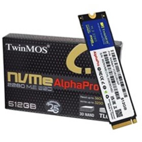 Resim Twinmos 512GB M.2 PCIe Gen3 NVMe SSD (3600-3250Mb-s) NVME512GB2280AP TLC 3DNAND Ssd 