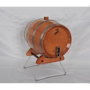 Resim Masifart Kızıl Gürgen Yatay Şarap Fıçısı 5 Litre 