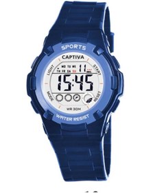 Resim captiva Digital 30 Mt Suya Dayanıklı Işıklı Alarmlı Kronometreli Takvimli Slikon Kordonlu Çoçuk Kol 
