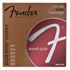Resim Fender Dura-Tone Coated 80/20 880CL 11-52 Akustik Gitar Telleri 