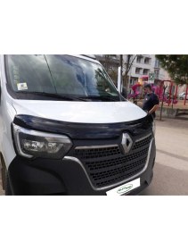 Resim Cappafe Renault Master Ön Kaput Koruyucu Rüzgarlık Deflektör Akrilik Abs 4mm Parlak Siyah 2019-> 