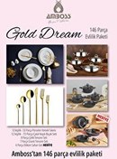 Resim Amboss Gold Dream 146 Parça Evlilik Paketi 