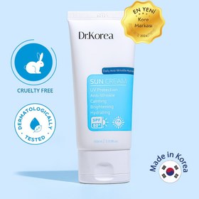 Resim Dr.korea - daily anti-wrinkle hydrating sun cream - yeni nesil filtreli kırışıklık karşıtı güneş kremi 60ml 