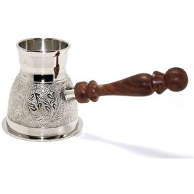 Resim Pirinç Cezve 4'' İnç Model 6 Çok Renkli 