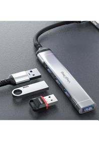 Resim Veggieg K303 Type-C To USB 3.0 4 Port 3 USB 2.0 Ve 1 USB 3.0 Çoklayıcı Hub 