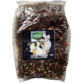 Resim İthal Orkide Toprağı 2 Litre Özel Karışım Hava Geçirgen Orkide Saksı Toprağı Diğer 