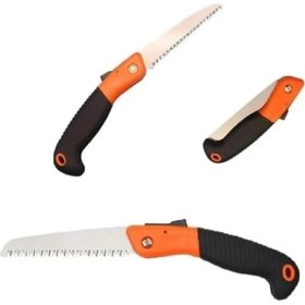 Resim Katlanabilir Budama Testeresi, 180 Mm, El Aleti, Bahçe Bakımı Için 