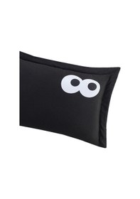 Resim Yastık Kılıfı Oxf. Funny Siyah Siyah 