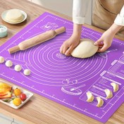 Resim EVA Yapışmaz Pişirme Matı - Hamur Açma ve Pişirme İçin - Turta, Kurabiye ve Daha Fazlası İçin Mükemmel - Noel, Cadılar Bayramı, Paskalya, Hanuka, Şükran Günü İçin İdeal Mutfak Aracı - 1 Adet 
