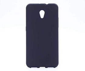 Resim Aksesuarcim ZTE Blade V7 ile Uyumlu Kılıfı Silikon Pastel Renkli Mat Esnek İnce Kapak Prem Siyah 