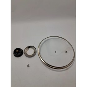 Resim Unıversal 18CM Cam Kapak ve Tutamağı 