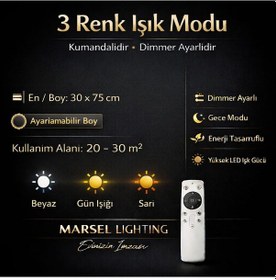 Resim Alya 4lü Krom Plafonyer Kumandalı 3 Renk Led Secenekli Salon Mutfak Oturma Odası Avize Krom - Gümüş 