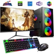 Resim ROGAME I5 12400F 16GB DDR4 480SSD 12GB RTX3060 24" Mon. Oyun Bilgisayarı 