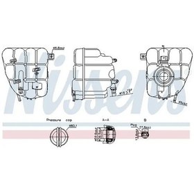 Resim Porsche Cayenne Yedek Su Deposu 3.0 2011-2017 Nıssens 996255 