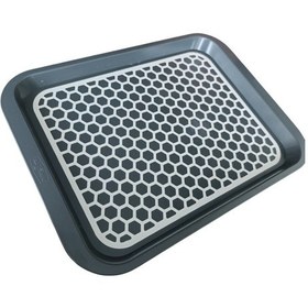 Resim Kaydırmaz Tabanlı Servis Tepsi Sunum Tepsisi Orta Boy-1136-01 Çok Renkli 