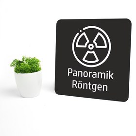 Resim Panoramik Röntgen Levhası - Altın / 15x15 cm 