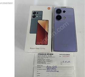 Resim Xiaomi Redmi Note 13 Pro İkinci El TR | 512 GB | Mor 