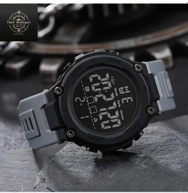 Resim Gaojunshop01 Gençler İçin Kayısı Renkli Led Dijital Spor Saati Alarm Kronometreli Outdoor Elektronik Diğer 