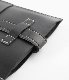 Resim DK LEATHER Apple Ipad Air 5 (5. Nesil) 10.9" Hakiki Deri Ve Keçe Cepli Koruyucu Tablet Kılıfı Çantası 